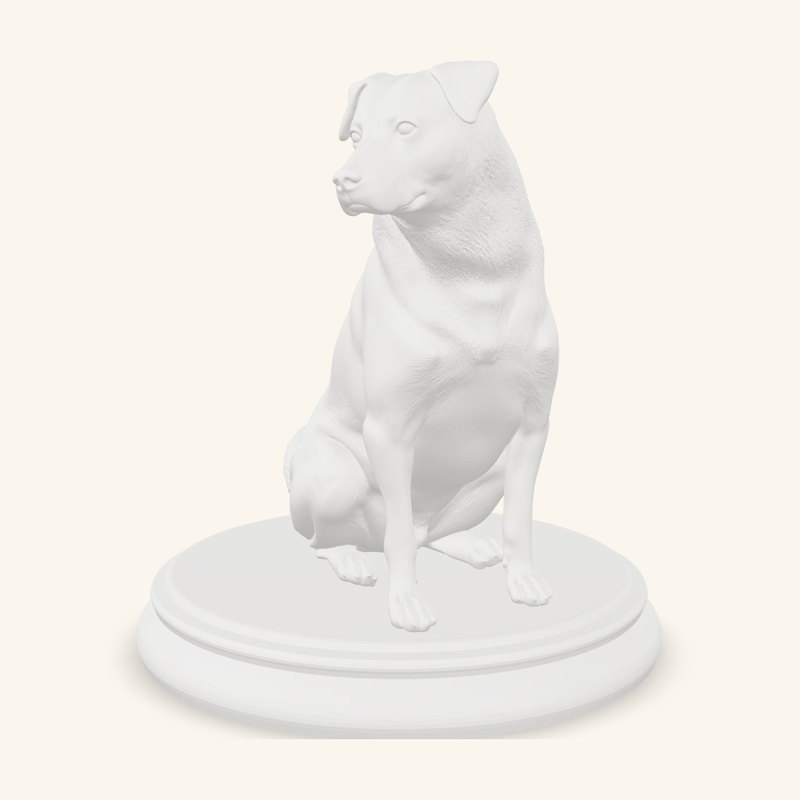Sonny's keepsake in Alabaster — a soft warm white finish